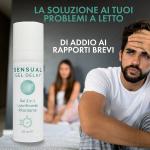Gel lubrificante intimo effetto rinfrescante, Gel ritardante doppia azione, anche per uso Anale. Made in italy ritardante stimolante, lubrificante