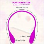 1pc Genyean 2-in-1 Klitoris- & Anal-G-Spot-Vibrationsgerät mit 7 Frequenzmodi, USB-wiederaufladbar, Lithiumbatterie,