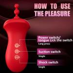 3-in-1 Dildo - Neue Mund 3 Arten, Damen-Sexspielzeug, Multifunktion