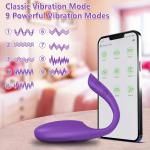 APP-gesteuerter G-Punkt Vibrator Dildo, Tragbar für lange Distanzen, Bullet Vibrator Vibro-Ei, Klitorisstimulation