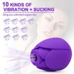 Rosen-Saugvibratoren für Frauen Sexspielzeug für Erwachsene G-Punkt-Massagegerät für weibliche Klitoris