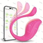 1 Stk Tragbare Slip-APP Fernbedienungsvibratoren für Erwachsene, Schmetterlings-Mini-Ei-Vibrator für Frauen und Paare