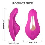 Tragbarer Vibrator für Frauen, mit 9 Vibrationenmodi, APP-Fernsteuerung, Mini-Schmetterlings-Rosen-Vibrator, geeignet für Frauen und Paare – Intimspielzeug