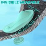 Tragbarer Slip-Vibrator mit starkem Magnetclip, APP-gesteuerter unsichtbarer Klitoris- und Vulva-Stimulator, Damen-Sexspielzeug, 9 Vibrationsmodi, mini & portabel, aus sicherem