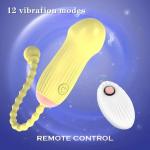 Wiederaufladbarer G-Punkt-Stimulator mit Fernbedienung – kabellos, langlebiges diskret flirtend Spielzeug für Frauen, 12 Vibrationsmodi zur ultimativen Luststeigerungen