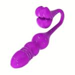 Anal-Klitoris-Stimulation G-Punkt Prostata Massage Silikon Bequemes Sexspielzeug für Frauen