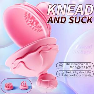 10 Vibrationsmodi, Weibliches Sexspielzeug mit Saugnapf-Pumpe, Nippel-BH-Kupf-Vibrator, Erwachsenenprodukte Sexspielzeug, Müdigkeit