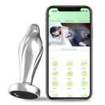 Analvibrator-Stecker, Vibrationsprostata-App, Handy-Sexspielzeug aus Edelstahl