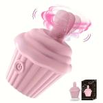 Aufladbarer Klitoris- und Brustwarzenstimulator, tragbarer Masturbator für Frauen mit 10 leckenden Zungenvibrationsmodi, leises Sexspielzeug für Erwachsene