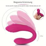G-Punkt Vibratoren, Paar Vibratoren mit Ultra-Dünnem und Bequemem Klitoris-Vibrator für Frauen mit 10 Intensiven Vibrationen, Sexspielzeug für Frauen und Paare