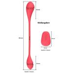 Lustfactor JAZZ | Doppel Vibro-Liebeskugeln für Sie | Kabellose Funk Fernbedienung | 2 x 10 Vibrationsprogramme | Vibroei, Vibratorei