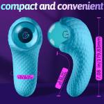 weiblicher Klitoris-Stimulator mit kraftvoller Vibrationsfunktion - Silikonmaterial, USB-Lademodus,