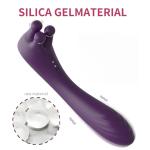 Vibro 15 - Vibrator mit 3 Vibrokugeln im Massagekopf 2 Motoren