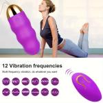 Tragbare Liebesbälle Kugelvibrator - 12 Vibrationsmodi, Präzisions-Klitoris- und G-Punkt-Stimulator, USB-aufladbar, Drahtlose Fernbedienung, Ergonomisches Design für Komfortabelen
