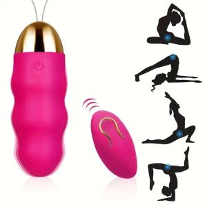Tragbare Liebesbälle Kugelvibrator - 12 Vibrationsmodi, Präzisions-Klitoris- und G-Punkt-Stimulator, USB-aufladbar, Drahtlose Fernbedienung, Ergonomisches Design für Komfortabelen