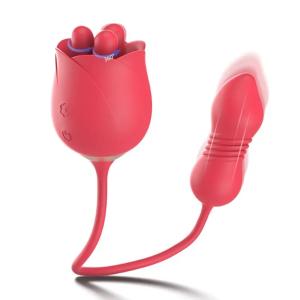 Wide one RO - Vibrator mit Rotation und Vibro Ei mit Stoßfunktion (Lange Version)